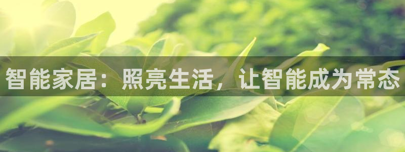 智能家居:照亮生活,让智能成为常态